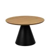 PARIDES Table basse ronde en bois ø65cm