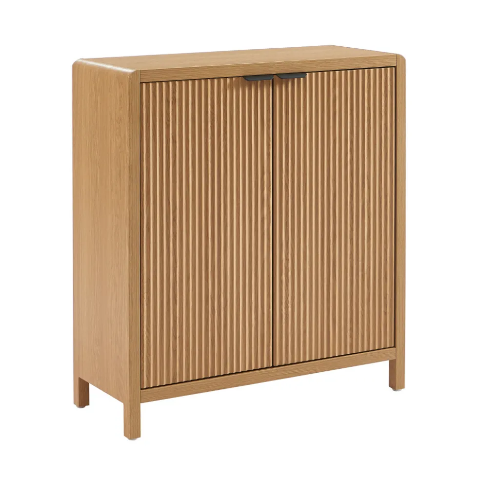 PAULA Buffet 2 portes en bois L75cm