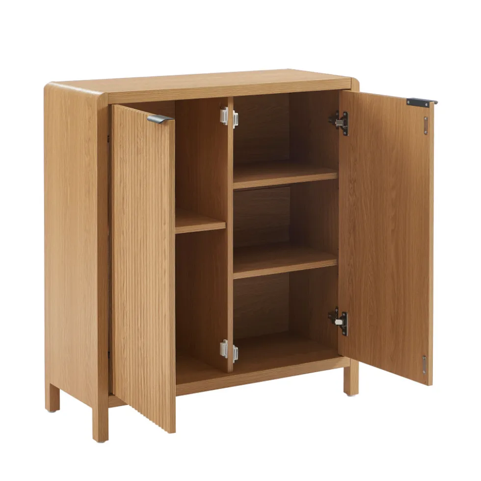 PAULA Buffet 2 portes en bois L75cm