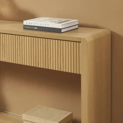 PAULA Console 2 tiroir en bois L120cm
