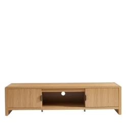 PAULA Meuble TV 2 portes en bois L160cm
