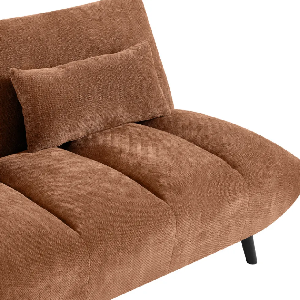 PECO Canapé convertible 3 places en tissu chenille