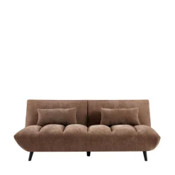 PECO Canapé convertible 3 places en tissu chenille