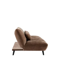 PECO Canapé convertible 3 places en tissu chenille