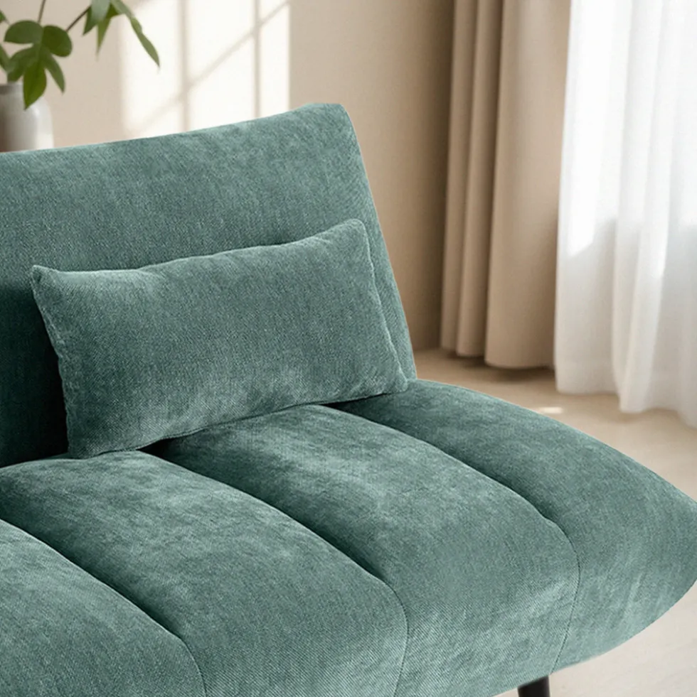 PECO Canapé convertible 3 places en tissu chenille
