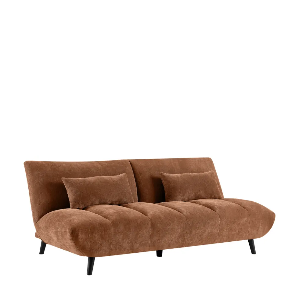 PECO Canapé convertible 3 places en tissu chenille