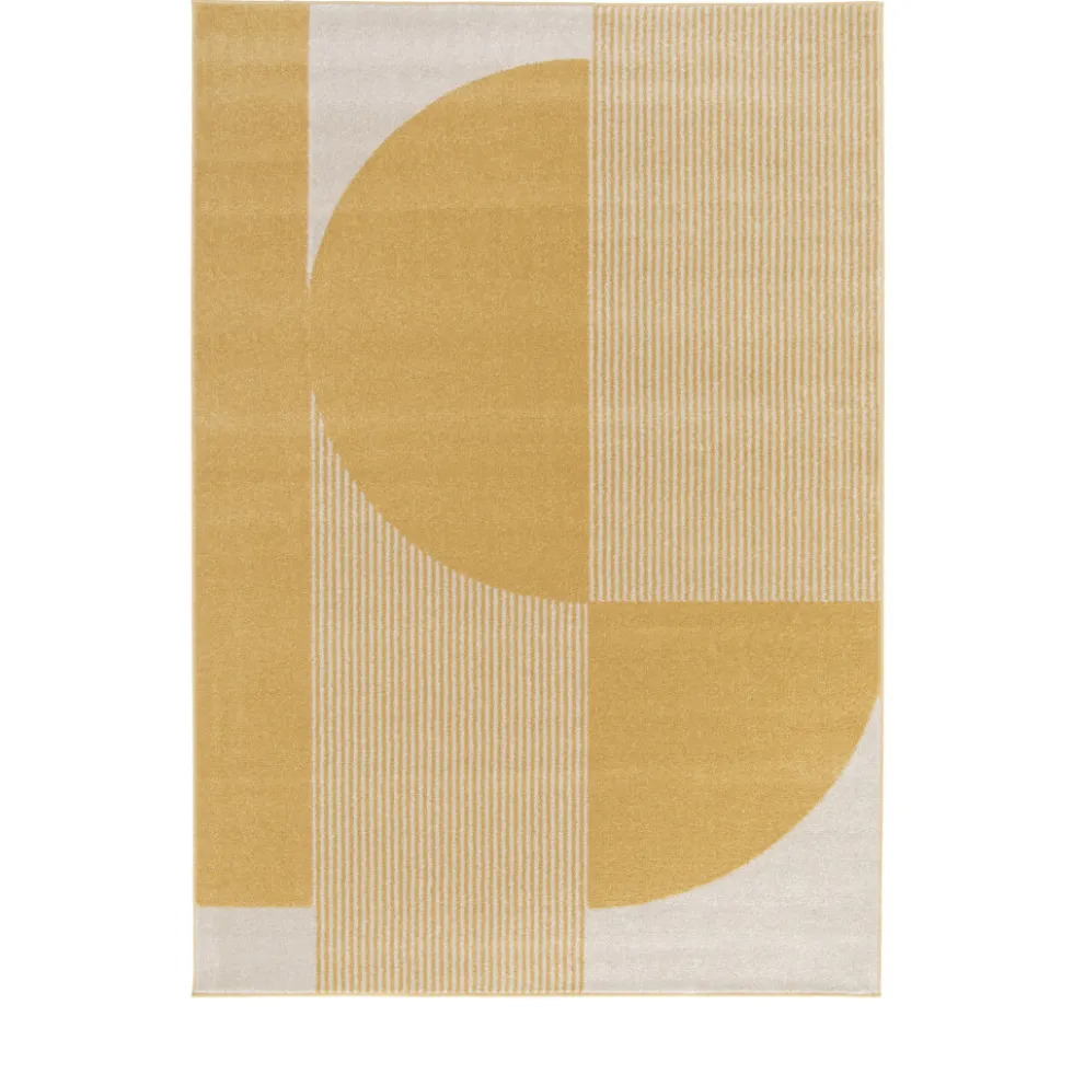 PILO Tapis à motifs géométriques arrondis