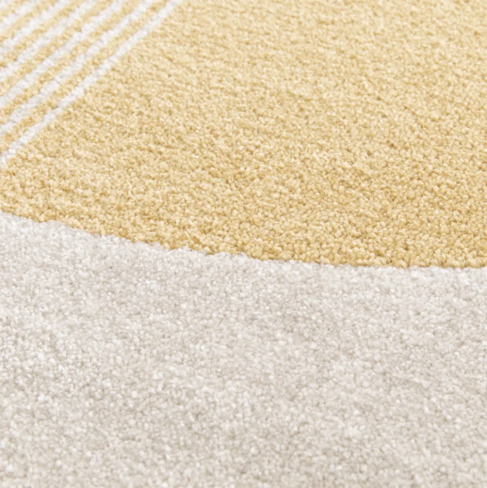 PILO Tapis à motifs géométriques arrondis