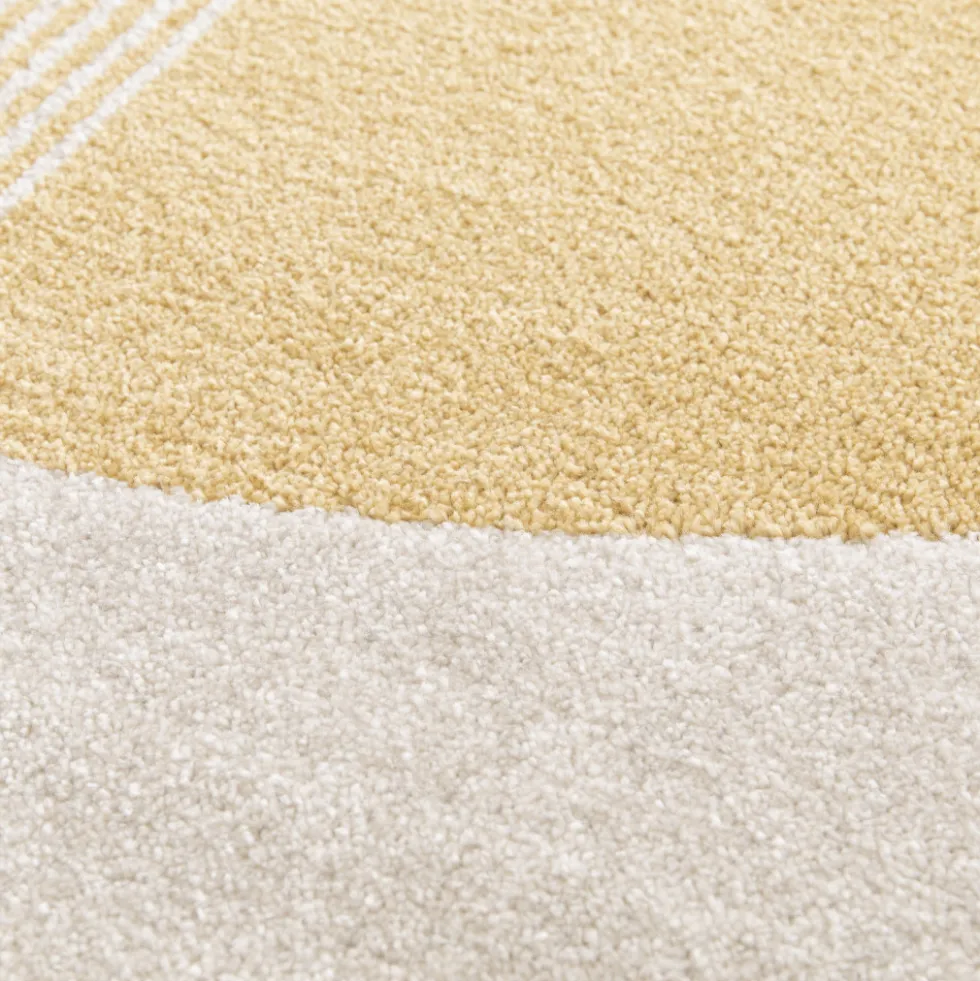PILO Tapis à motifs géométriques arrondis