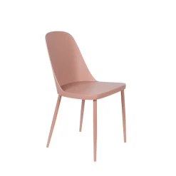 PIP Lot de 2 chaises en résine et métal