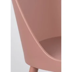 PIP Lot de 2 chaises en résine et métal