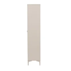 PIRING Vaisselier 2 portes en verre et métal H190cm