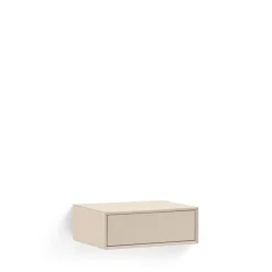 PLATT Table de chevet 1 tiroir murale en bois