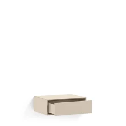 PLATT Table de chevet 1 tiroir murale en bois