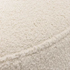 PLOOM Banc arrondi en tissu bouclette L105cm