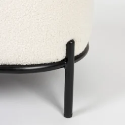 POLLYRepose-pieds en tissu bouclette