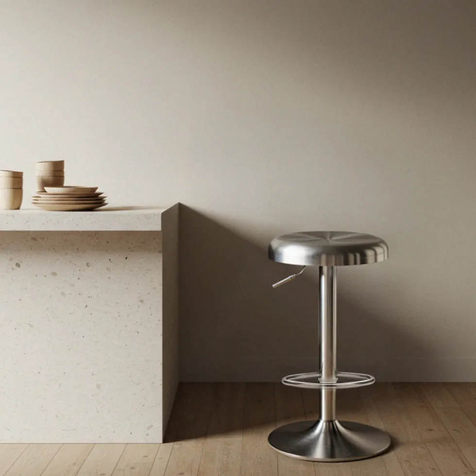 POP Tabouret de bar réglable en métal H60-81cm