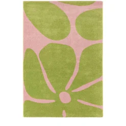 POP Tapis vintage à motif floral