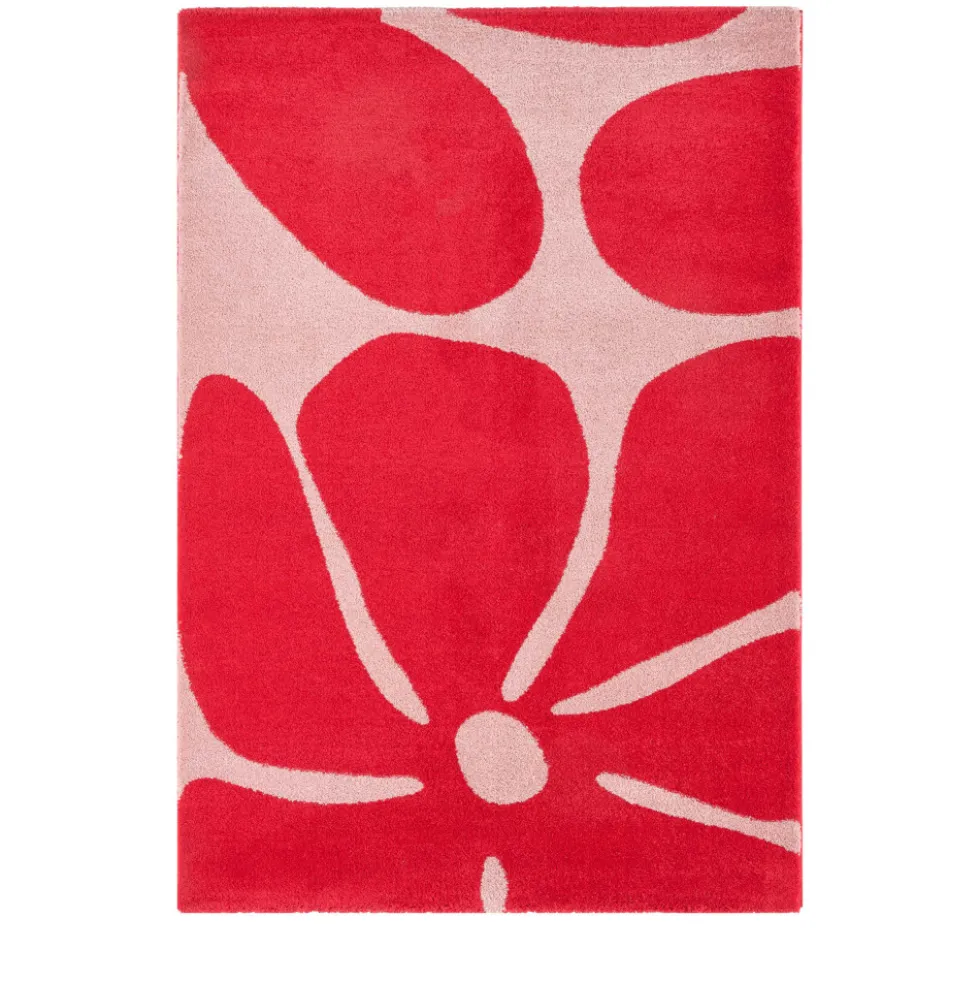 POP Tapis vintage à motif floral