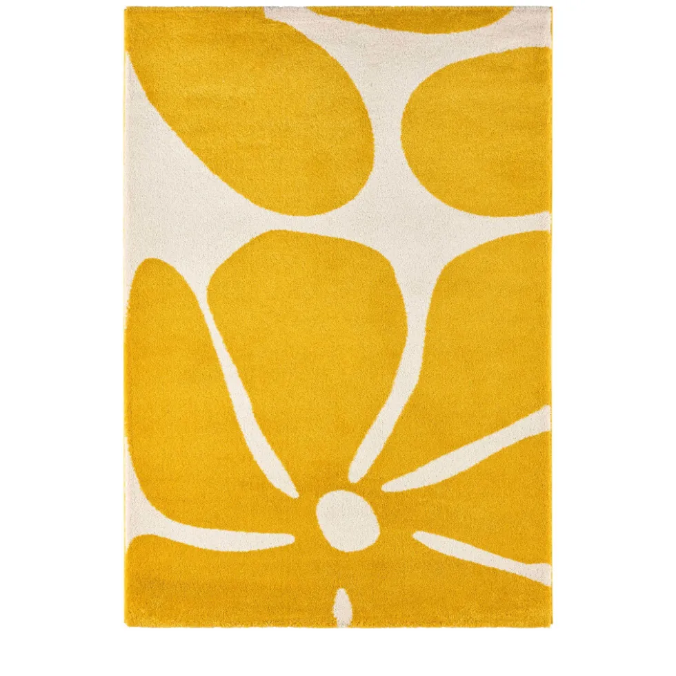 POP Tapis vintage à motif floral