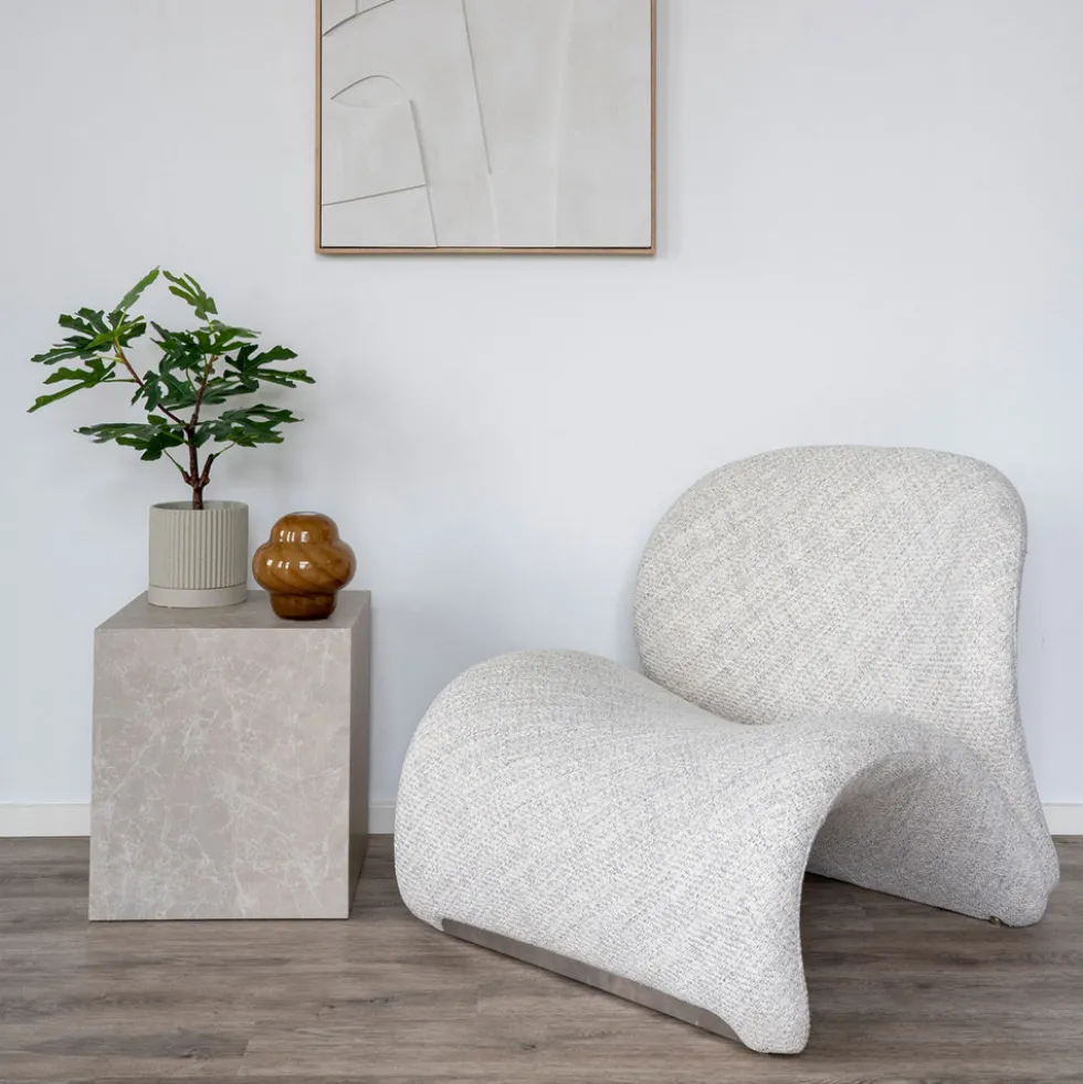 PRAGUE Table d'appoint effet marbre