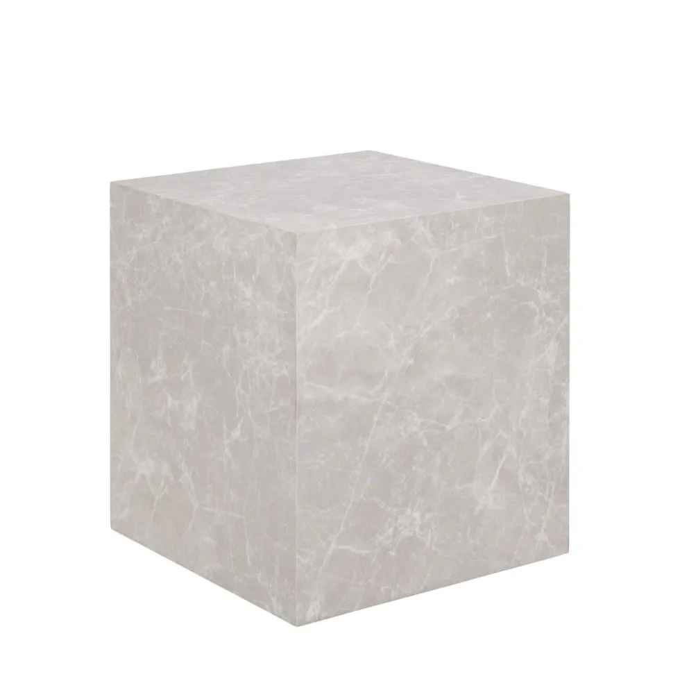PRAGUE Table d'appoint effet marbre