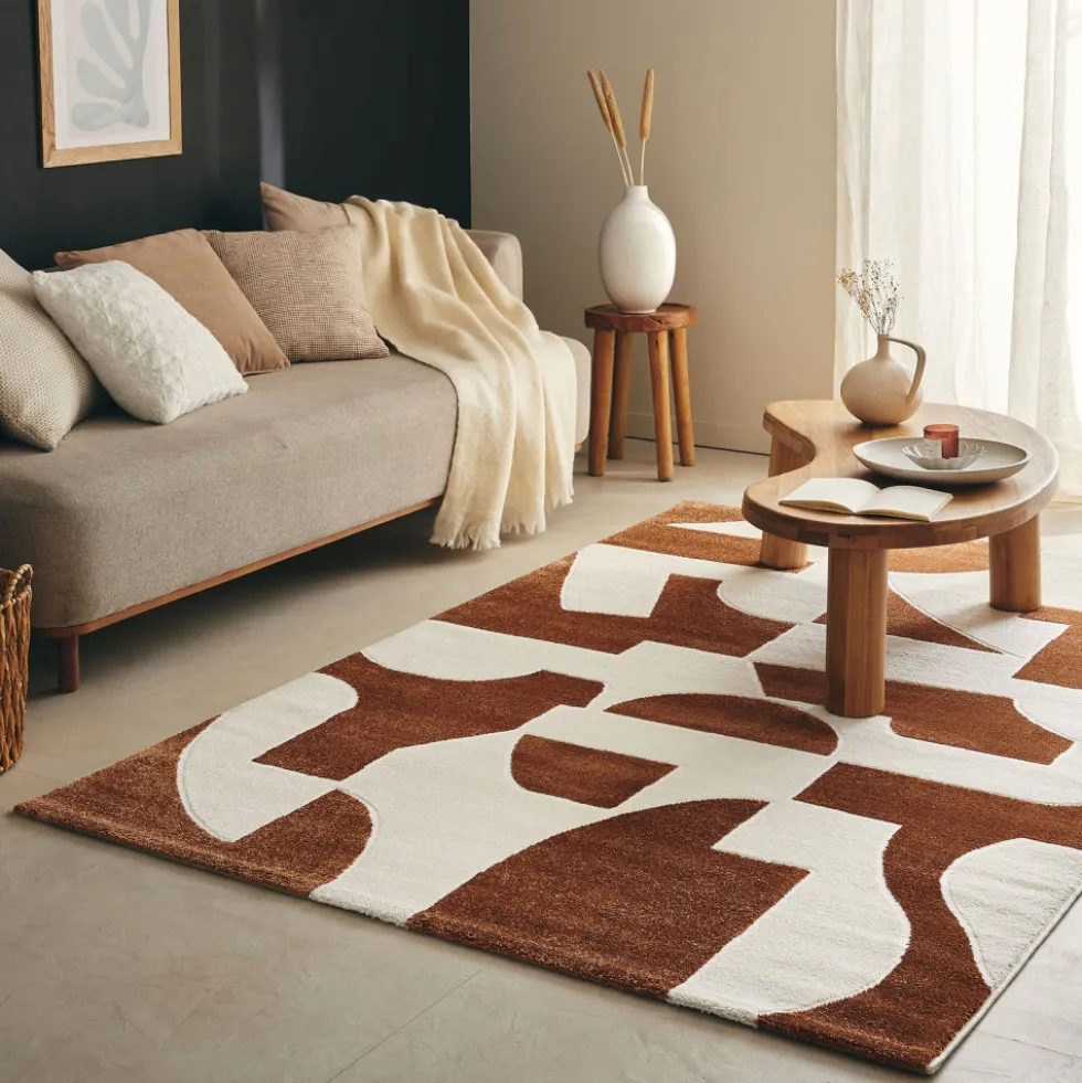 PRISMA Tapis contemporain à motif géométrique