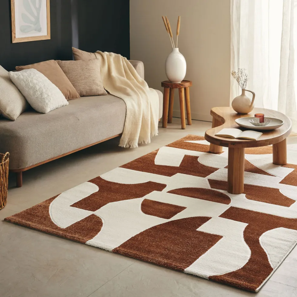 PRISMA Tapis contemporain à motif géométrique