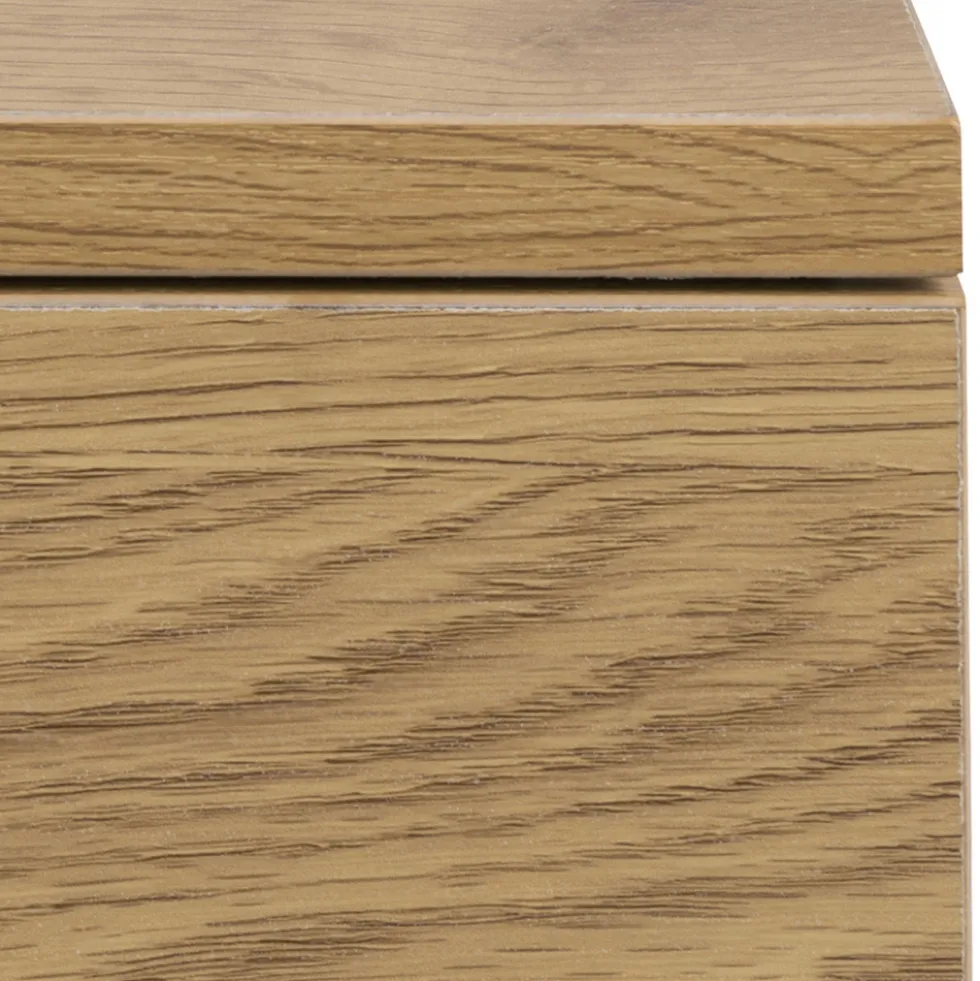 PUERTO Table de chevet murale 1 tiroir en bois