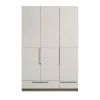 PURE Armoire 3 portes en bois H215cm