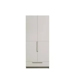 PURE Armoire 2 portes en bois L95cm