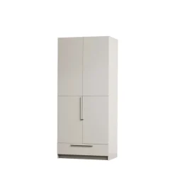 PURE Armoire 2 portes en bois L95cm