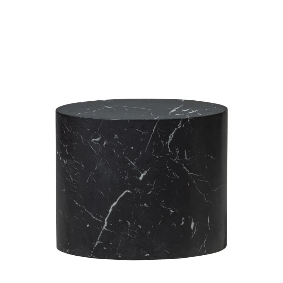 QUINT Table d'appoint ovale en bois 40x24cm