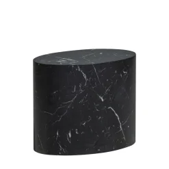 QUINT Table d'appoint ovale en bois 40x24cm