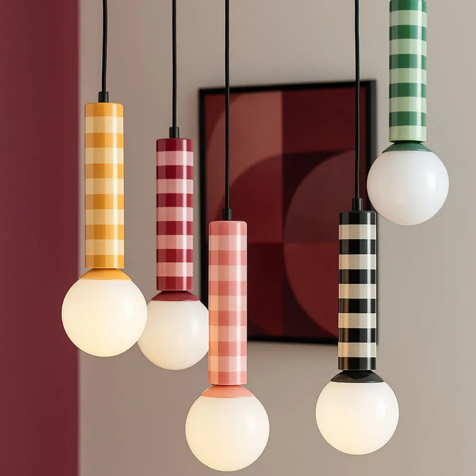 RAYADO Suspension à motif géométrique
