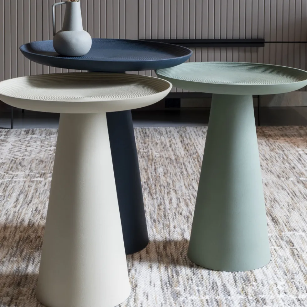RINGAR Table d'appoint ronde en aluminium ø34,5cm