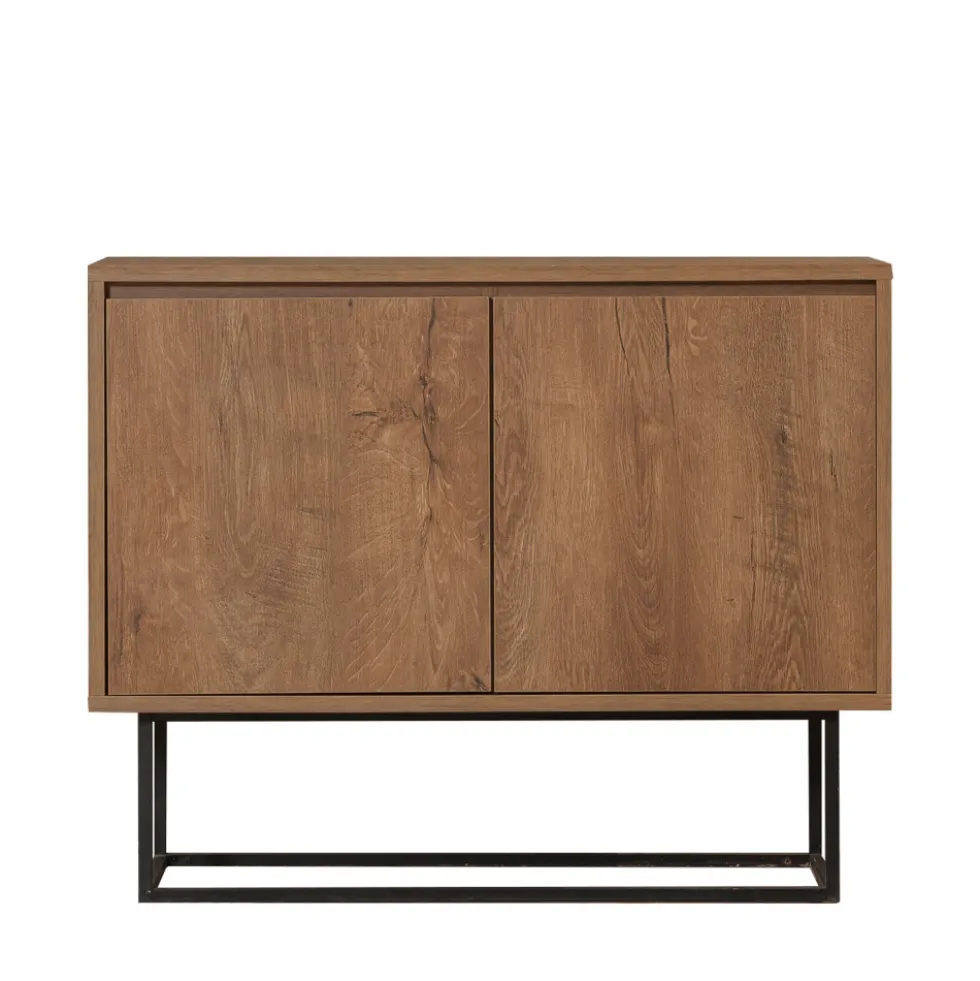 ROA Buffet 2 portes en bois et métal L90cm