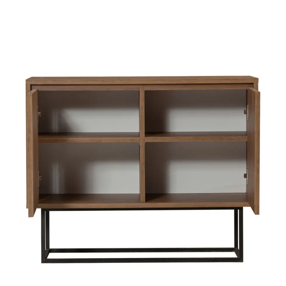 ROA Buffet 2 portes en bois et métal L90cm