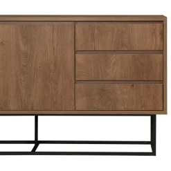 ROA Buffet 2 portes en bois et métal L140cm