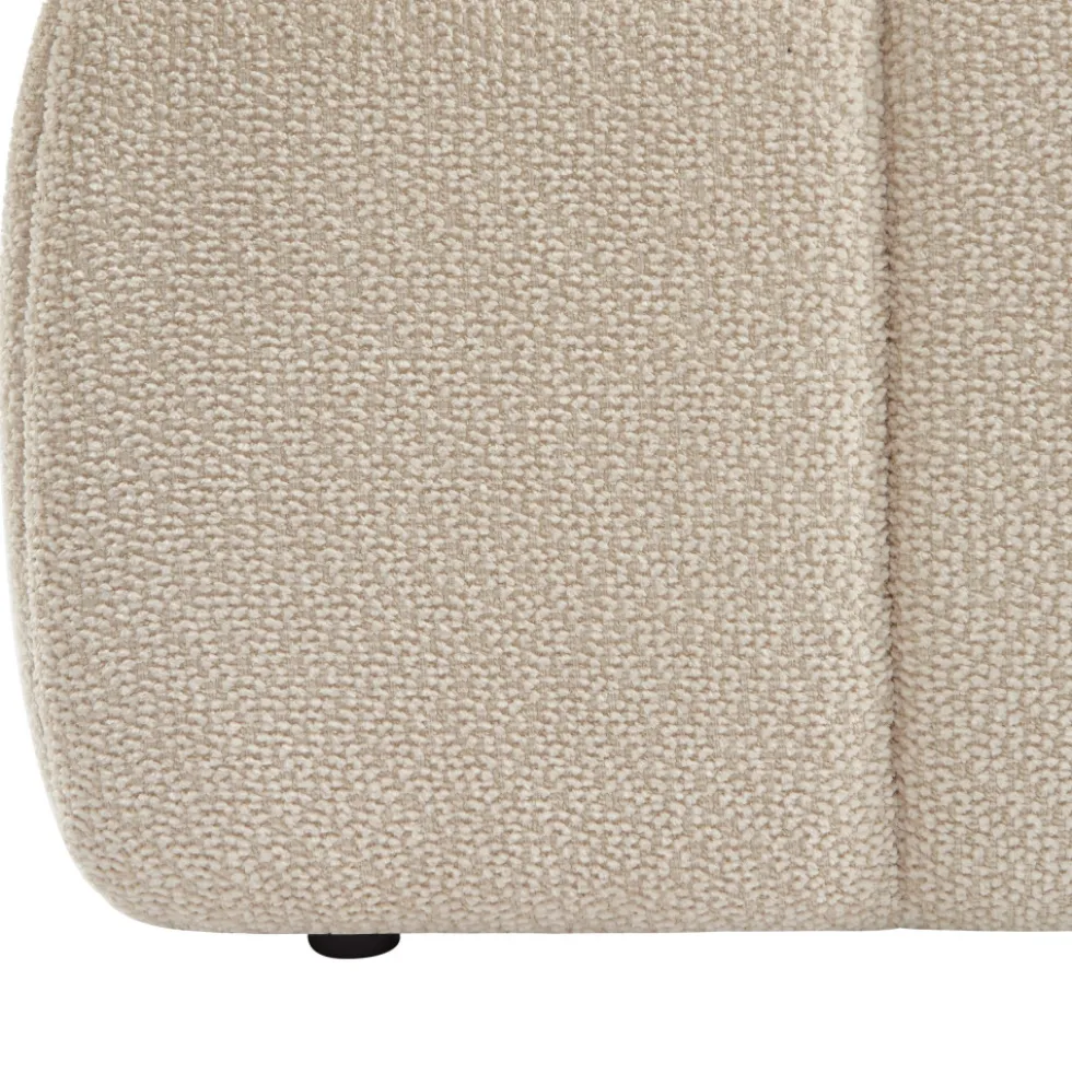 ROMEO Lit coffre en tissu chenille 160x200cm