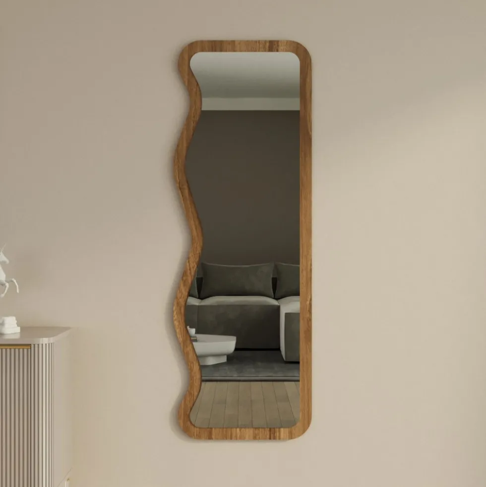 RONDA Miroir sur pieds en bois 50x160cm