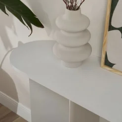 SAM Console ovale en bois L150cm