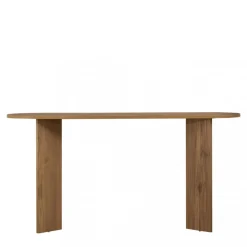 SAM Console ovale en bois L150cm