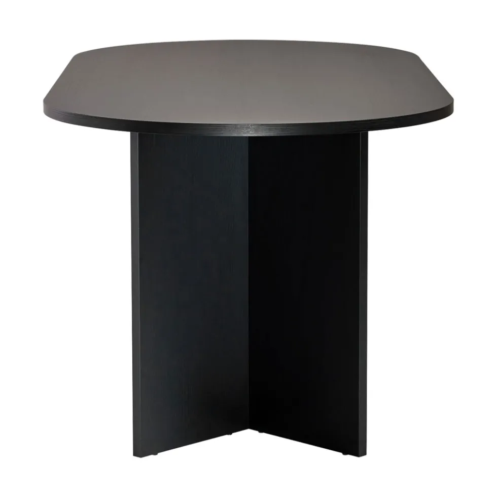 SAM Table à manger 8 personnes ovale en bois