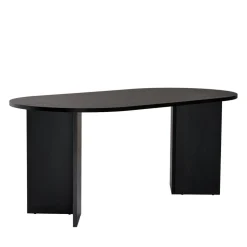 SAM Table à manger 8 personnes ovale en bois