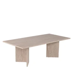 SAM Table basse effet travertin 119x60cm