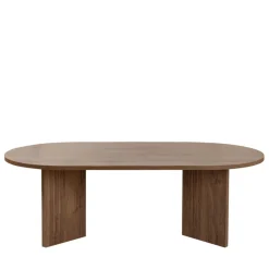 SAM Table basse ovale en bois 119x60cm
