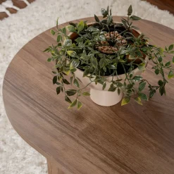 SAM Table basse ovale en bois 119x60cm