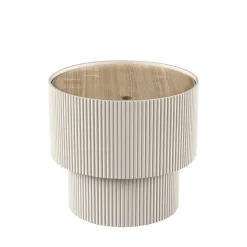 SAND I Table d'appoint avec rangement en bois ø38,5cm