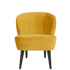 SARA Fauteuil cocktail en velours